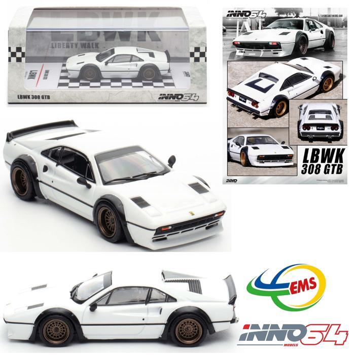 IN64-LBWK308-WHI - INNO64 1/64 LBWK 308 GTB White