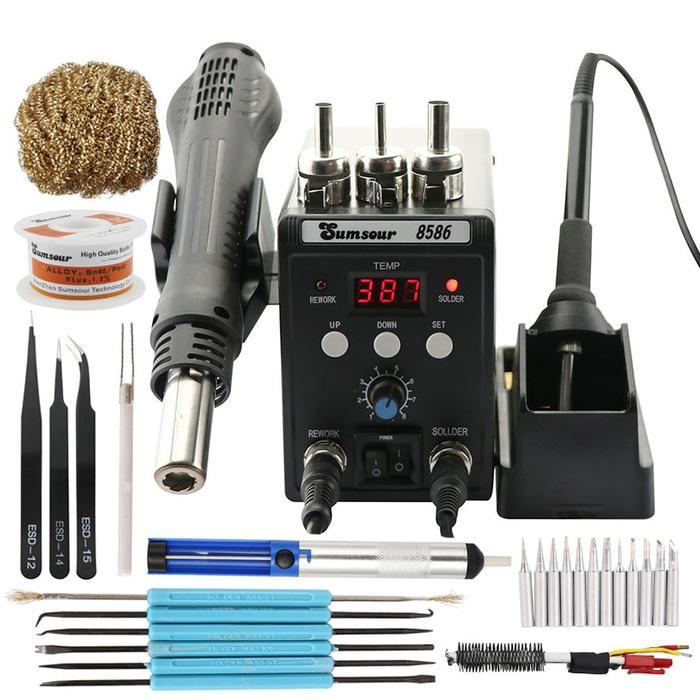 Smd Bga Rework Desoldering Solder Station 8586 110V / 220V