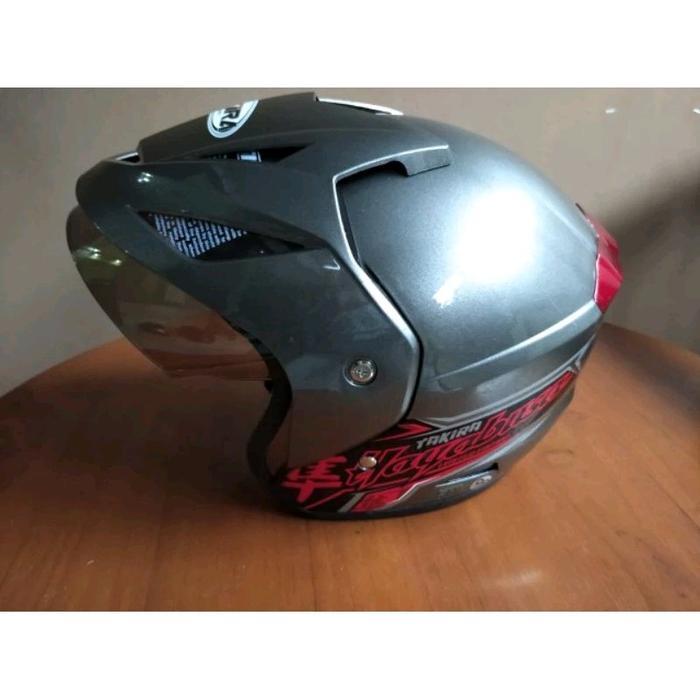 Helm Motor Sni Takira Polos Ukuran Fit M Untuk Pria Dan Wanita