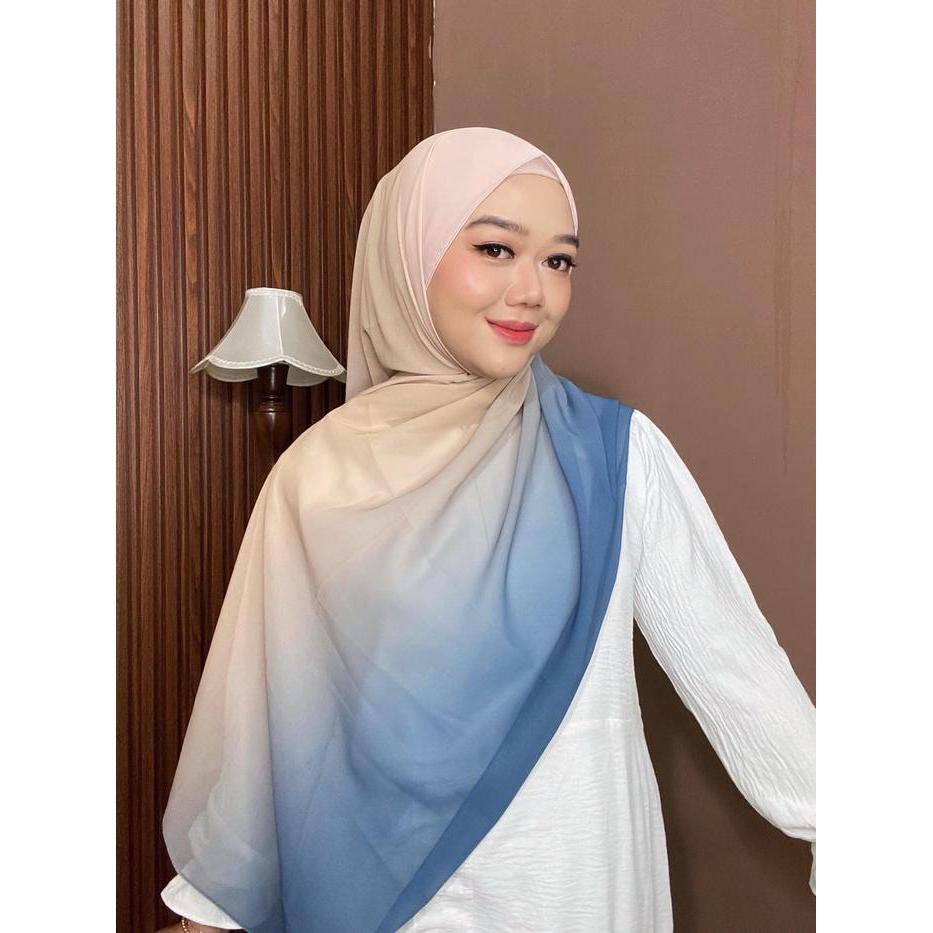 SF HIJAB - HIJAB PASHMINA GRADASI OMBRE