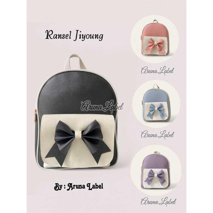 Elizabeth - Tas Ransel Wanita / Tas Ransel Pita / Tas Gendong Sekolah/ Tas Jiyoung /Tas Ransel Mini