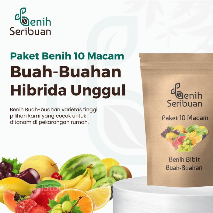 BENIH BUAH 10 MACAM PAKET BENIH TANAMAN BUAH-BUAHAN SERIBUAN