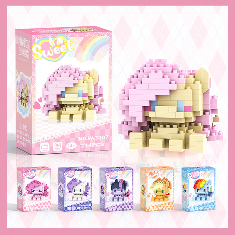 My Little Pony Building Lega Equestria Girls Figure Twilight Sparkle Building Cartoon Character Toys
