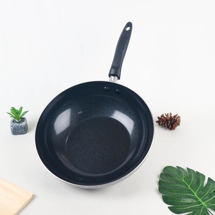 Teflon Maxim Neoston Stirfry Deep Wok 24 28 cm Anti Lengket Anti Karat Anti Gores Lapisan Keramik
