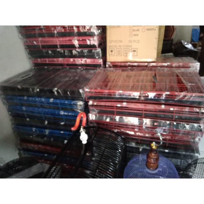 Kandang Kucing Lipat Tingkat Dengan Roda Ukuran 75