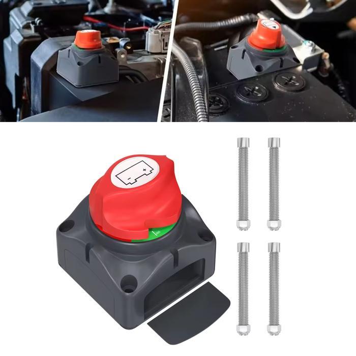 Saklar Pemutus Arus Aki Mobil Kendaraan Truk 300A Car Battery Switch Engine Cut On Off 12V 24V 36V