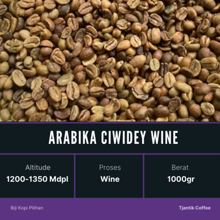 green Bean biji kopi Wine Ciwidey  - 1 kg