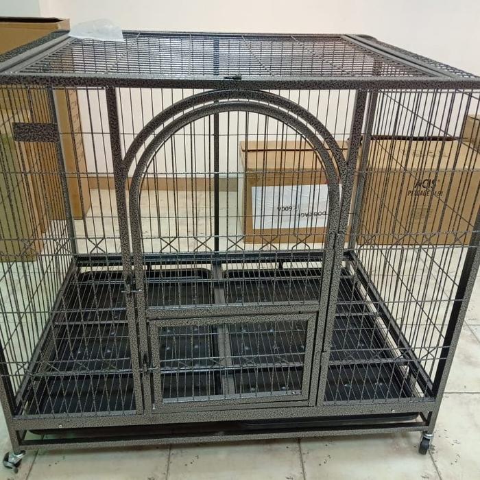 kandang besi anjing besar jumbo xxxl, kandang anjing gede knock down