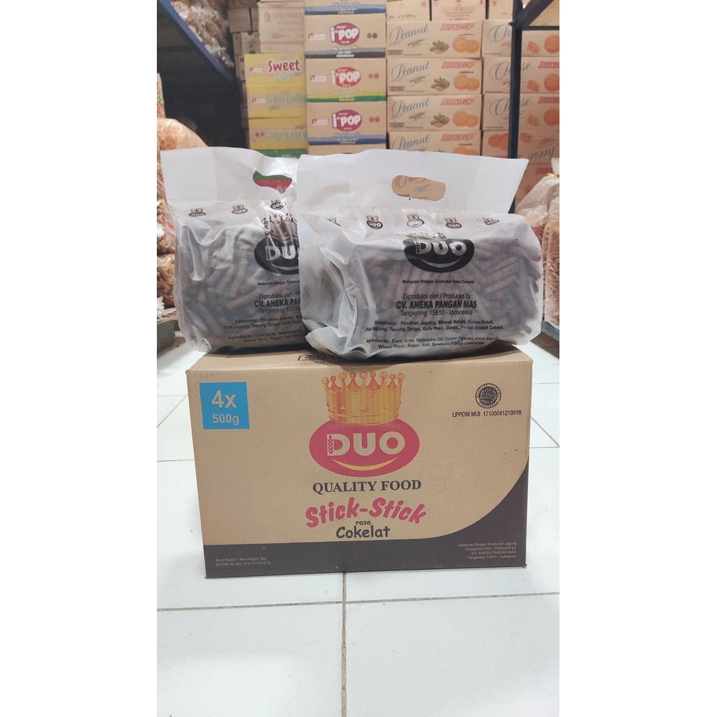 Good & Great! Duo Stik Coklat 4/Karton Snack kiloan Grosir
