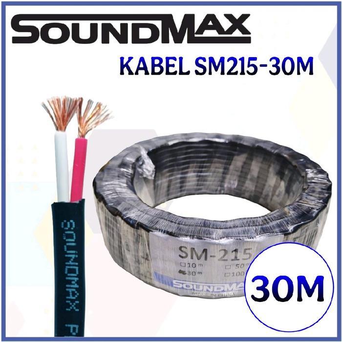 Kabel Speaker - Kabel Audio - Kabel Soundmax 2x1.5 serabut isi 2 30M