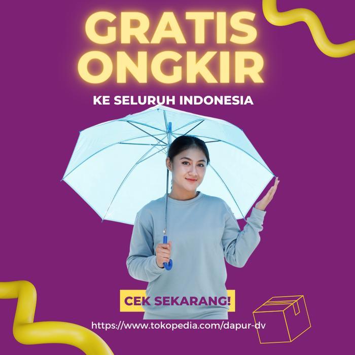 Payung Tongkat Payung Transparan Bening Payung Korea