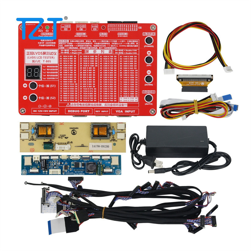 BELI SEKARANG TZT LVDS LCD Tester LCD LED Panel Tester Max 2048x1536 For TV Laptop Screen LCD Monito