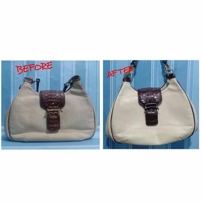 JTTOP" CAT KULIT ASLI WARNA PUTIH 100 ML CAT JAKET KULIT,TAS KULIT,SEPATU