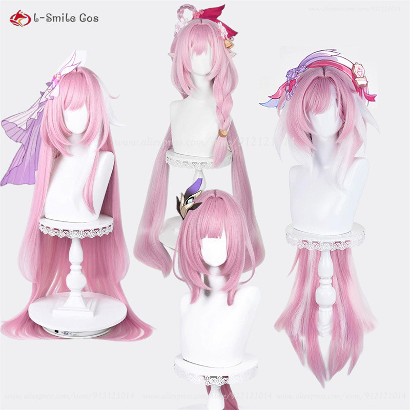 Elysia Cosplay Wig Long White Wigs For Women Costumes Cosplay Anime Wigs Heat Resistant Synthetic
