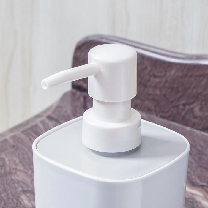 Informa 370 Ml Aiden Dispenser Sabun Cair - Putih Pompa Sabun Tempat Botol Kamar Mandi Wastafel