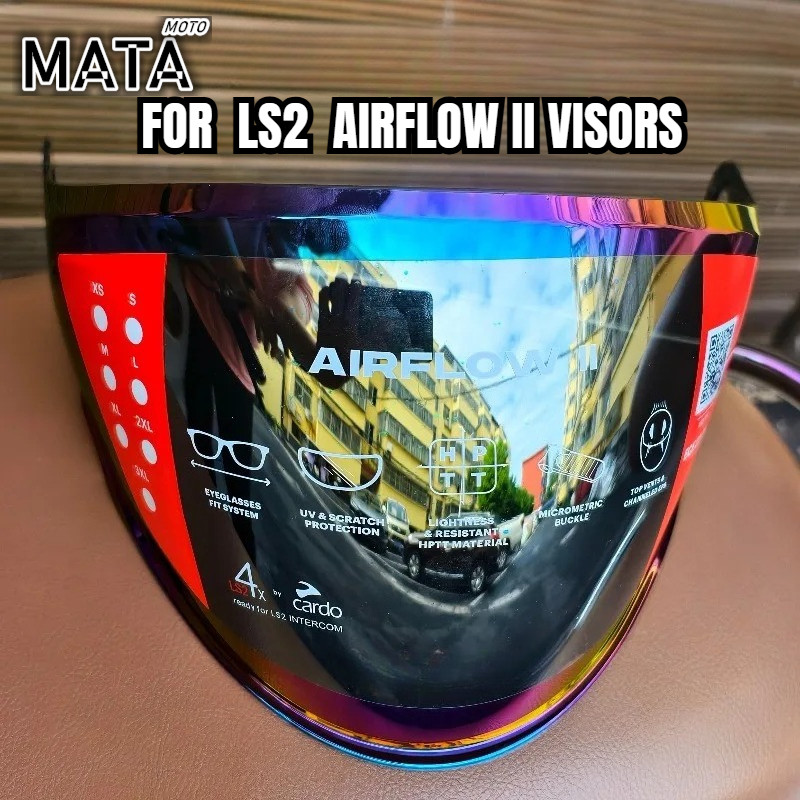 For Ls2 Airflow Ii Half Helmet Spoiler Colorful Visors,For Ls2 Of616 Helmet Lens, Open Face Moto