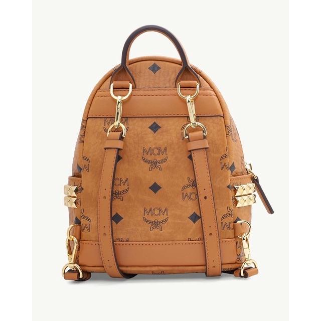 Sedia MCM X-mini Bebeboo Backpack in Cognac