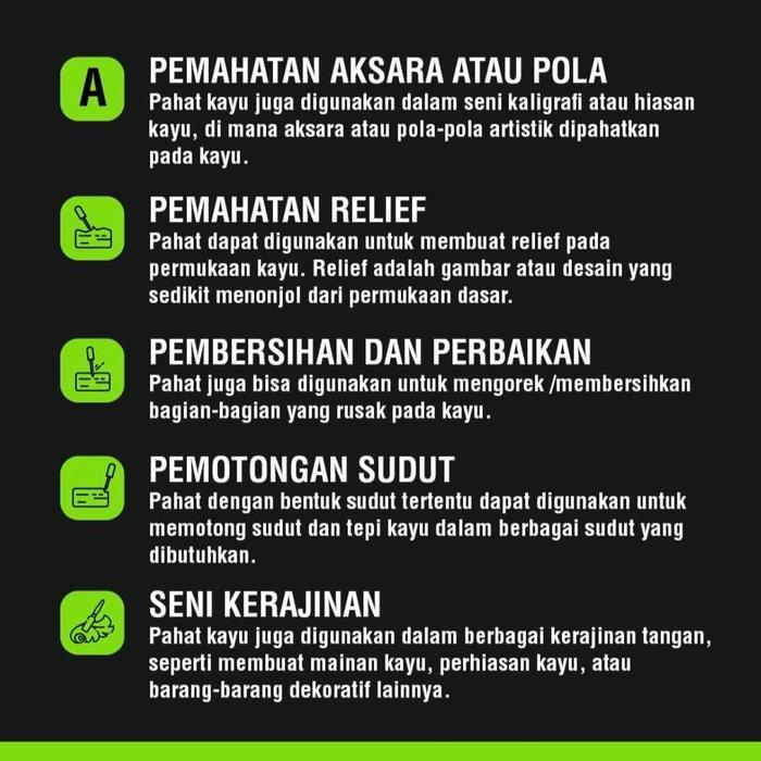 TEKIRO Pahat Kayu / TEKIRO Wood Chisel