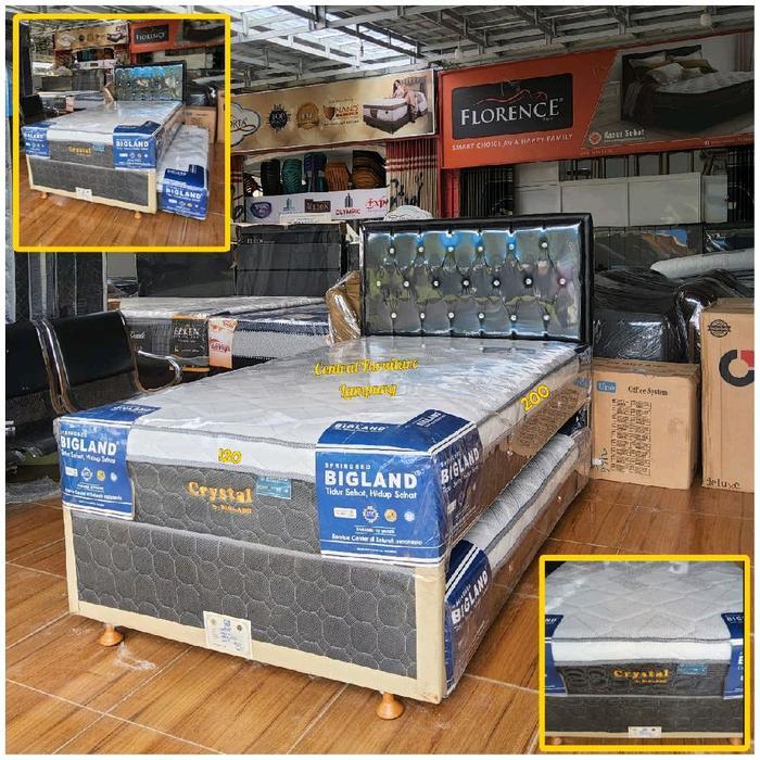 SPRINGBED SORONG 2 IN 1 TWIN CRYSTAL 120 BY BIGLAND