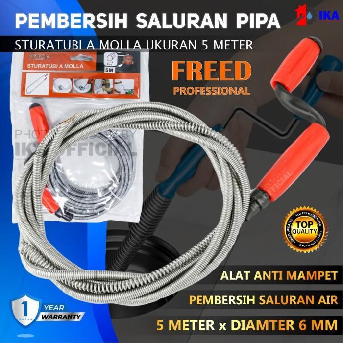 Pipe Cleaner Stag Pembersih Saluran Pipa Mampet Sumbat Tersumbat Drain Pipe Cleaner Manual 5 Meter