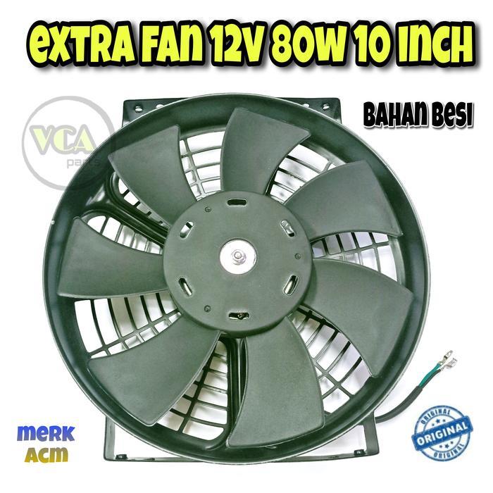 Extra Fan Besi Universal Ac Mobil 10" 12V, 80W