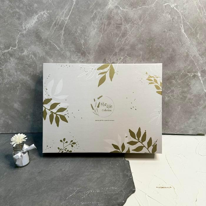 Handuk Couple Terry Palmer Motif Lunarson (Bordir Nama+Box)