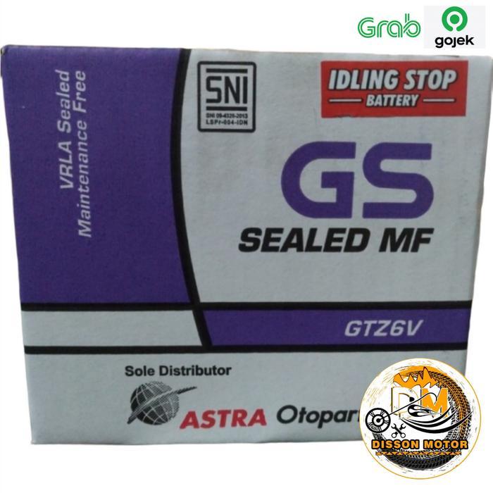 Aki Gs Gtz6V Mf Original Aki Motor Vario 125-150 Pcx 150