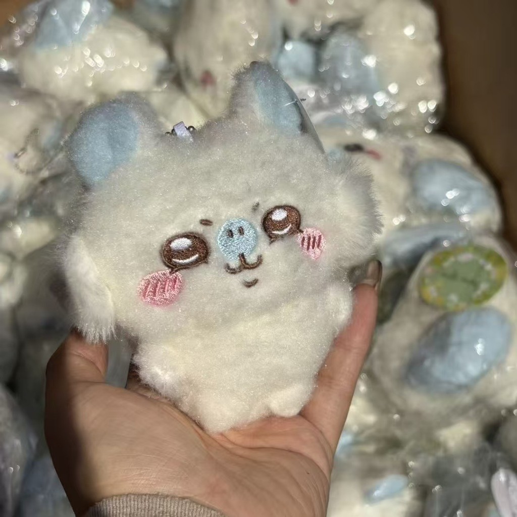 Chiikawa Momonga Keychain Cute Usagi Hachiware Momonga Flying Squirrel Soft Doll Fluffy Pendant Gift