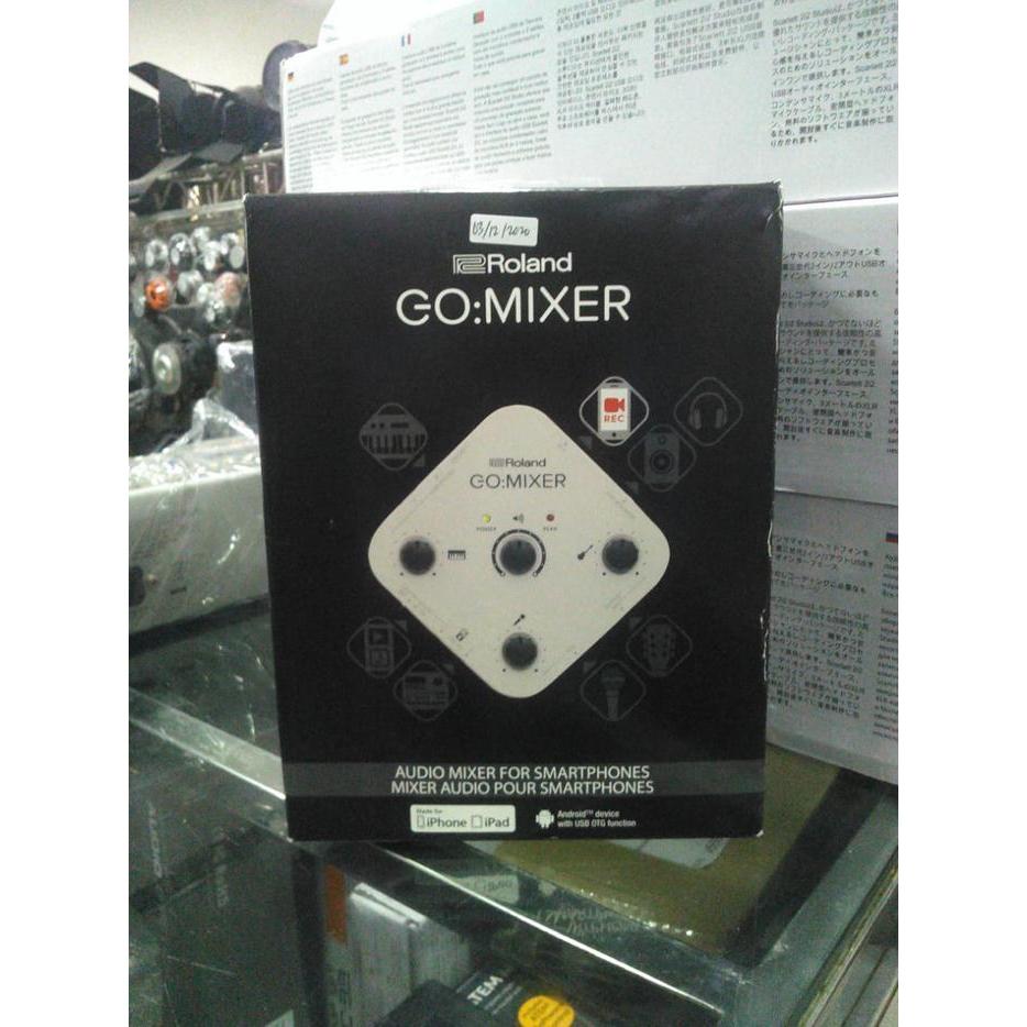 MIXER RECORDING AUDIO ROLAND SMARTPHONE GO MIXER