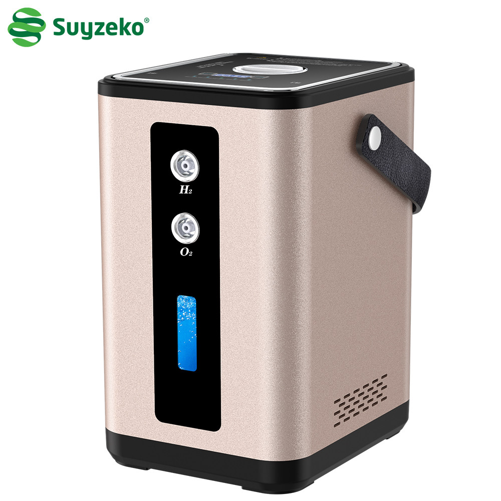 Portable 450ml Hydrogen Inhalation Machine 99.99% Purity Dual Outlet H2 Water Generator Hydrogen