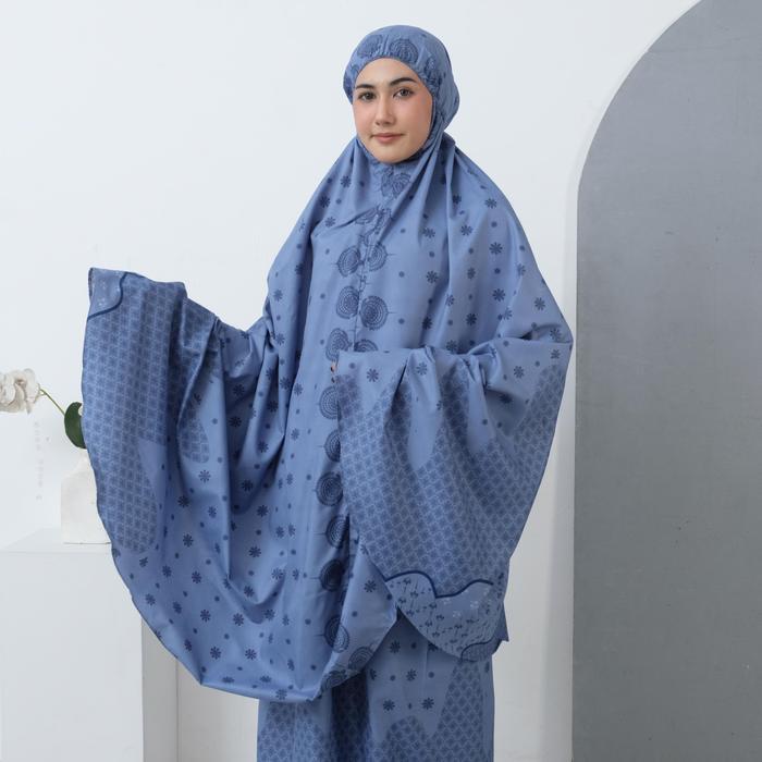 Mukena Motif Kalisha Dewasa Katun Motif Premium Cantik