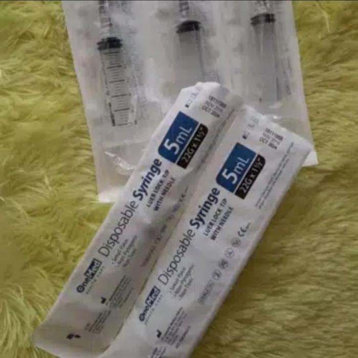 SPUIT 5CC ONEMED / JARUM SUNTIK 5ML ONEMED