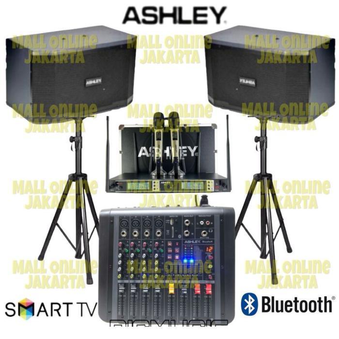 Paket Karaoke Ashley 10 inch sound sytem rumah indoor