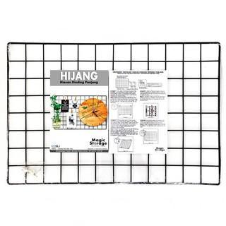 "New" MH - Hijang Segi Wall Grid Wire Mesh Besi Gantung Foto Organizer Dekorasi Dinding dan Tanaman