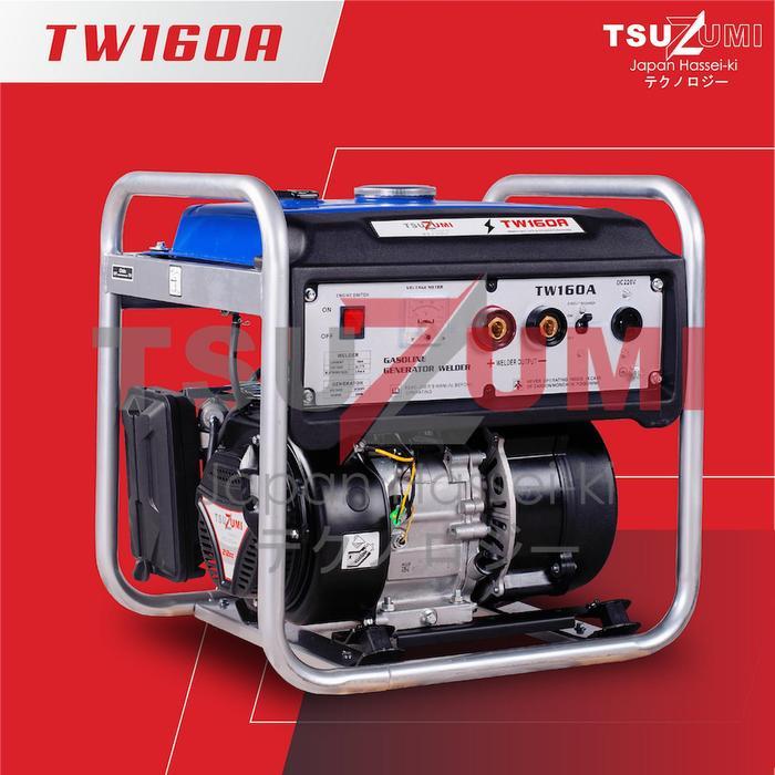 Genset Open Gasolin TW160A 22-77 Voltage - Generator Las Open Bensin 160 Amper TW 160 A 22-77 Voltag