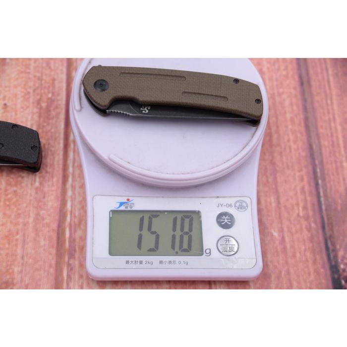 Sitivien New St133 Micarta D2 Blade Ceramics Ball Bearing Flipper