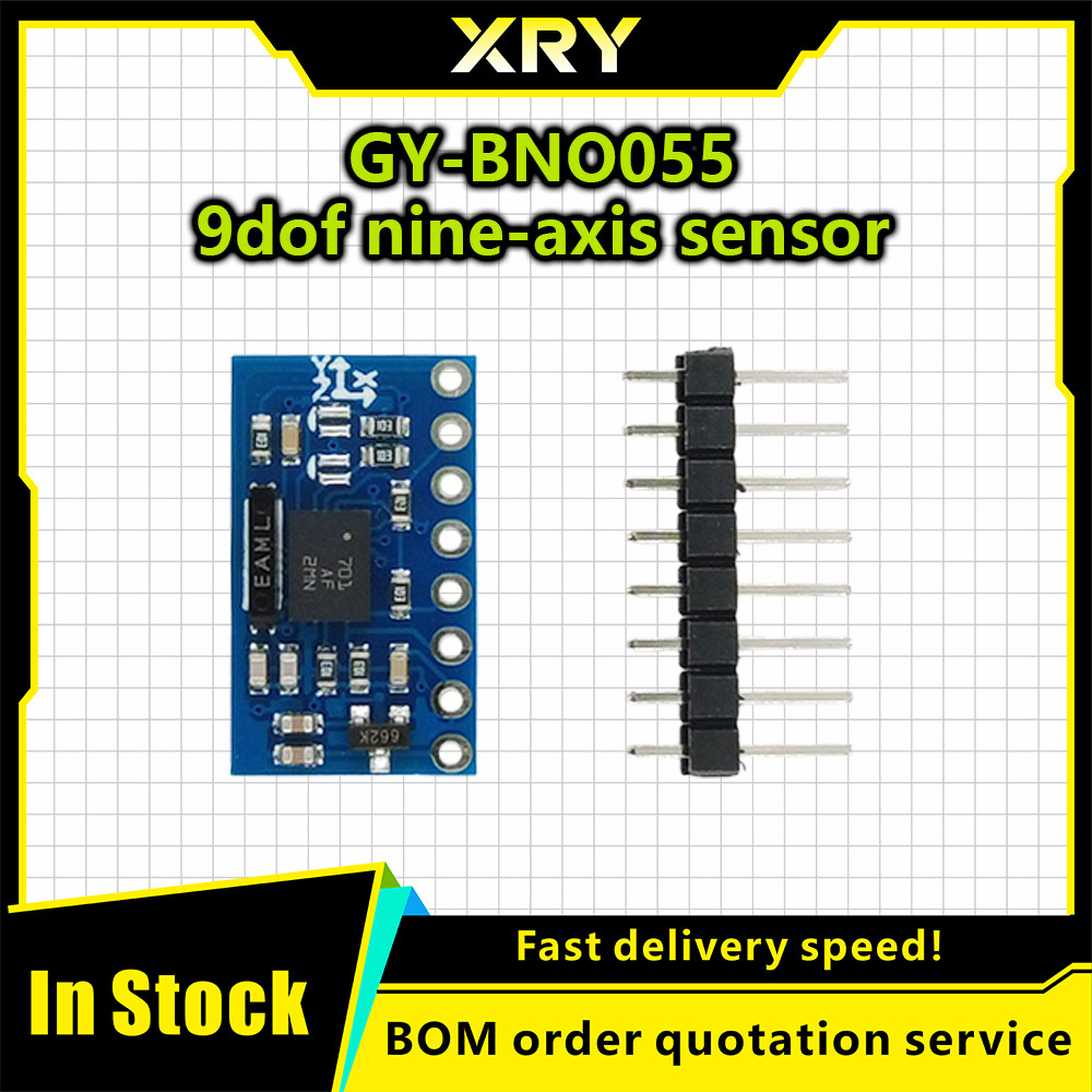 Xry Gy-Bno055 9Dof 9-Axis Bno055 Absolute Orientation Breakout Board Sensor Ule Angle Gyroscope Ule