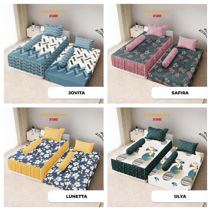 Bonita World - Sprei Dluxe Sorong 2 In 1 Single Size New Edition Uk.120X200 T.25 Cm