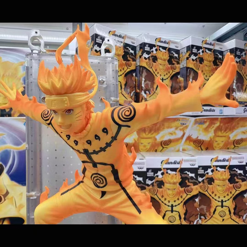 Genuine Original Bandai Banpresto Naruto Shippuden Grandista Uzumaki Naruto-II Anime Figure Model