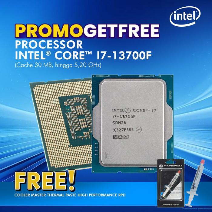 [FREE THERMAL PASTE] INTEL PROCESSOR I7 13700F LGA1700 1YT - PROCESSOR INTEL - PROCESSOR I7 GEN 13 -