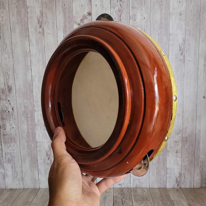 Best Seller Rebana Hadroh 24Cm Alat Musik Tradisional Mainan Anak Untuk Sholawat Qasidah Keplak