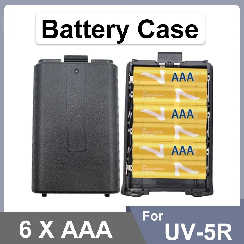 Baofeng -5R Battery Case Shell Extended Aa Battery Housing Bl-5 Aaa Batteries For -5R Dm-5R -5Re