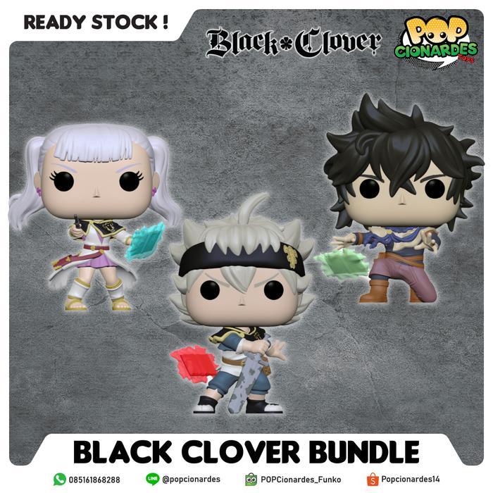 Funko POP Animation- Black Clover - Bundle Black Clover Set of 3