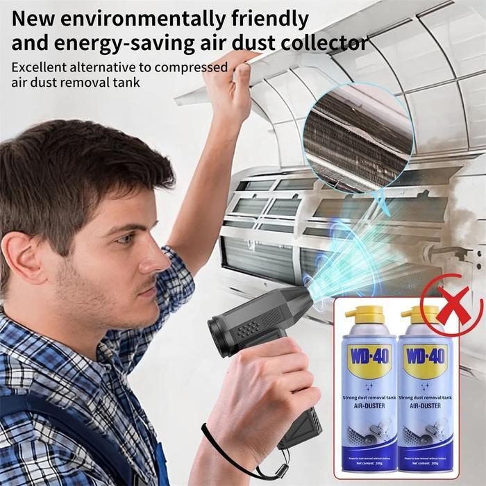 Mini Jet Fan Turbo 5 Gear Adjustable 130000Rpm 53M/S Alat Pembersih Mobil & Komputer Kualitas