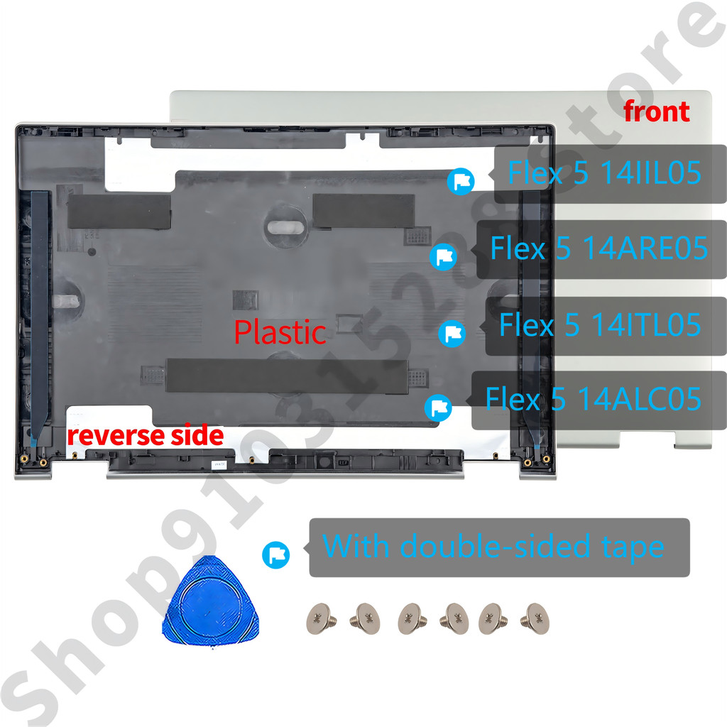 New For Ideapad Flex 5-14IIL05 5-14ARE05 5-14ALC05 5-14ITL05 LCD Back Cover Hingecover Top Case