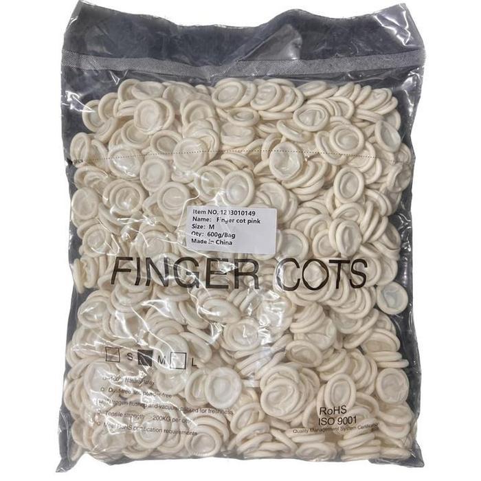 Finger cot / finger coat putih size M