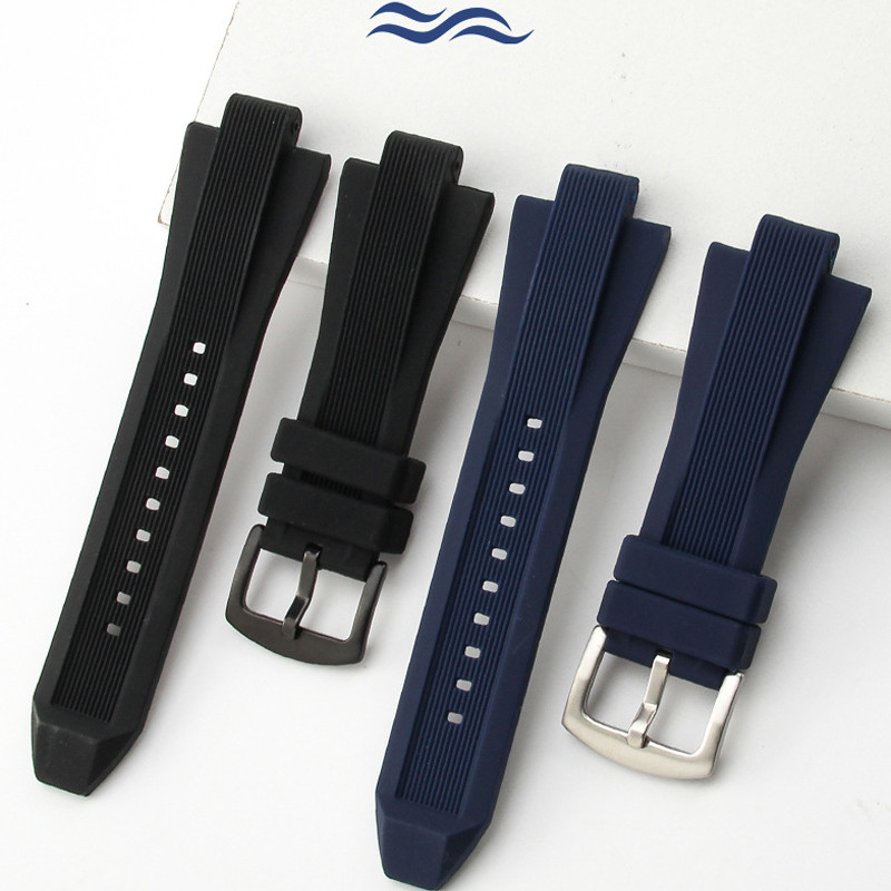 High Quality Silicone Rubber Watch Band Strap For Fits Replacement Mk9019 Mk8295 Mk8492 Mk9020 Men'S