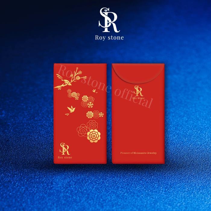 Roystone - Amplop Angpao Warna Merah Exclusive Pasti Ori