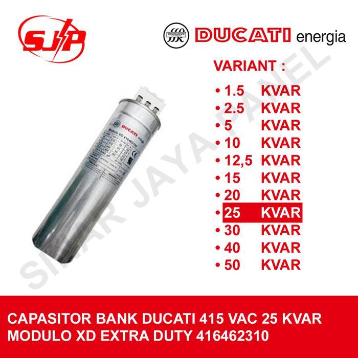 CAPASITOR KAPASITOR BANK DUCATI 25 KVAR 415VAC MODULO XD 416462310