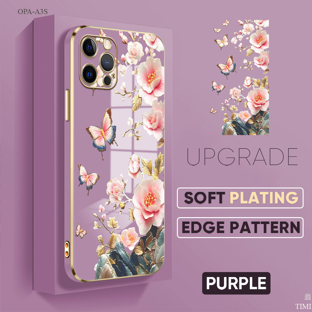 Casing Mode Trendi Untuk ForOPPO A7 A5S A12 A11K A3S A12E A9 A5 A92 A52 2020 Phone Case Sofcase Cass